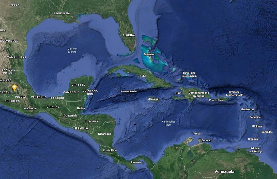 Karibik-Karte